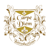 Carpe Diem Introductions logo design - by am:pm graphics