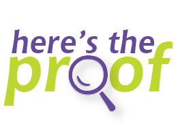 Here's the Proof logo