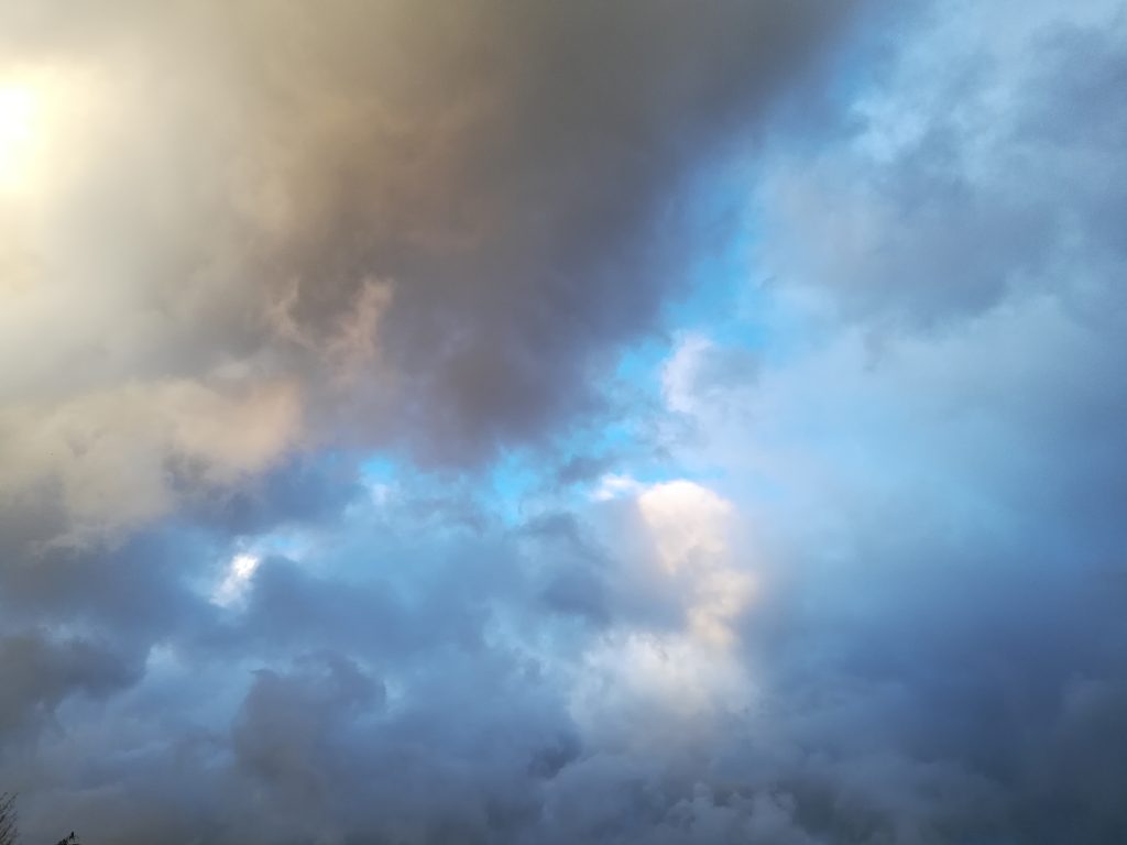 Sky showing clouds