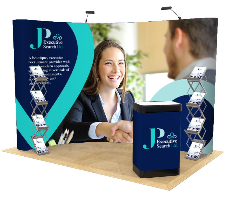 3m x 2m popup exhibition stand