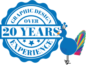 over 20 years experience in graphic design