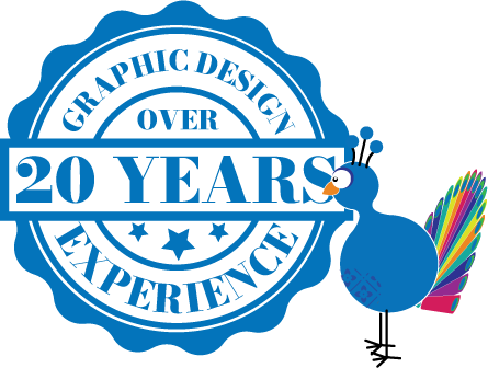 over 20 years experience in graphic design