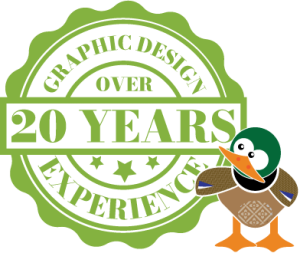 Over 20 years experience in graphic design