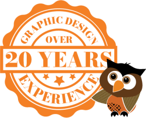 20 years experience in graphic design