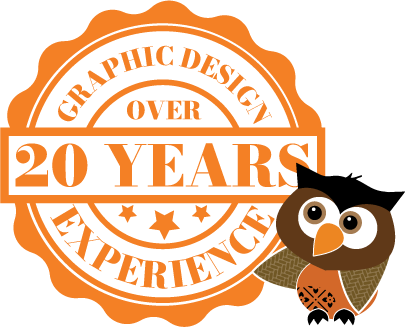 20 years experience in graphic design