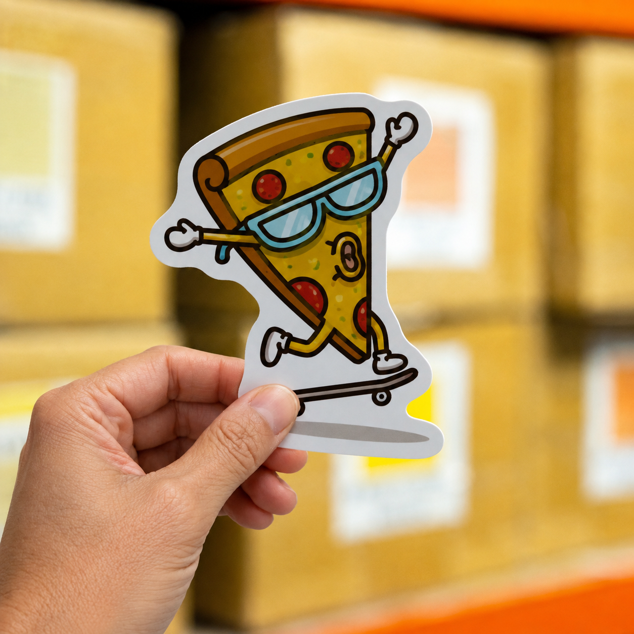 custom shaped decal sticker